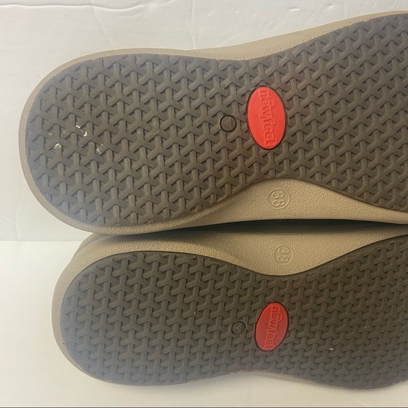 New Feet Medical Comfort Sneakers Shoes Walking Size 38 7.5 Nubuck Suede Brown - Picture 9 of 12